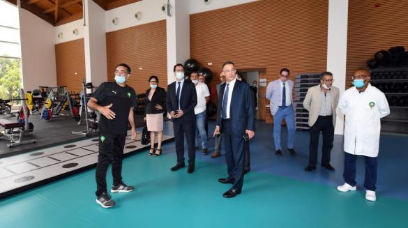 بالصور. وزير الشباب والرياضة يزور مركز محمد السادس2