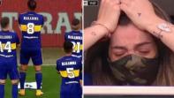 بالفيديو. ابنة مارادونا تبكي بعد هذه اللقطة الرائعة من لاعبي بوكا جونيورز لتكريم والدها