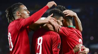 فرحة المنتخب المغربي 