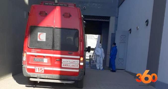 صور. نقل 44 مصابا بكورونا من ملعب طنجة إلى مستشفى بنسليمان 2