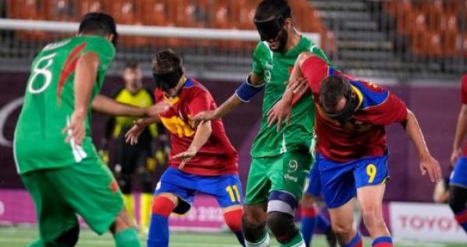 المنتخب المغربي للمكفوفين يتعادل مع إسبانيا ويتأهل لنصف نهائي الألعاب البارالمبية