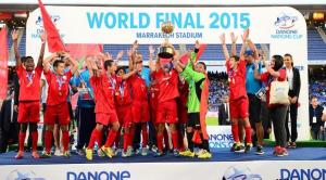 المغرب يتوج بطلا لكأس دانون الدولية 