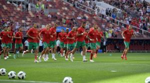بالصور. دخول لاعبي المنتخب المغربي إلى الملعب