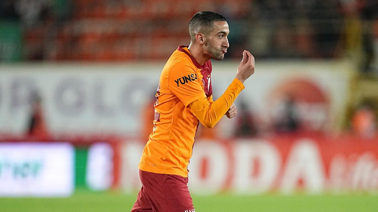 Hakim Ziyech, sous le maillot de Galatasaray.
