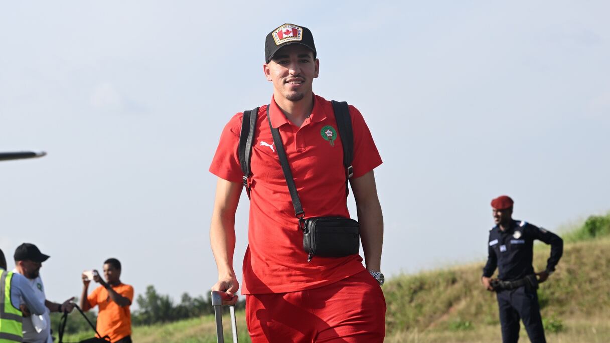 L’arrivée des Lions de l’Atlas en Côte d’Ivoire, ce dimanche 7 janvier 2024.