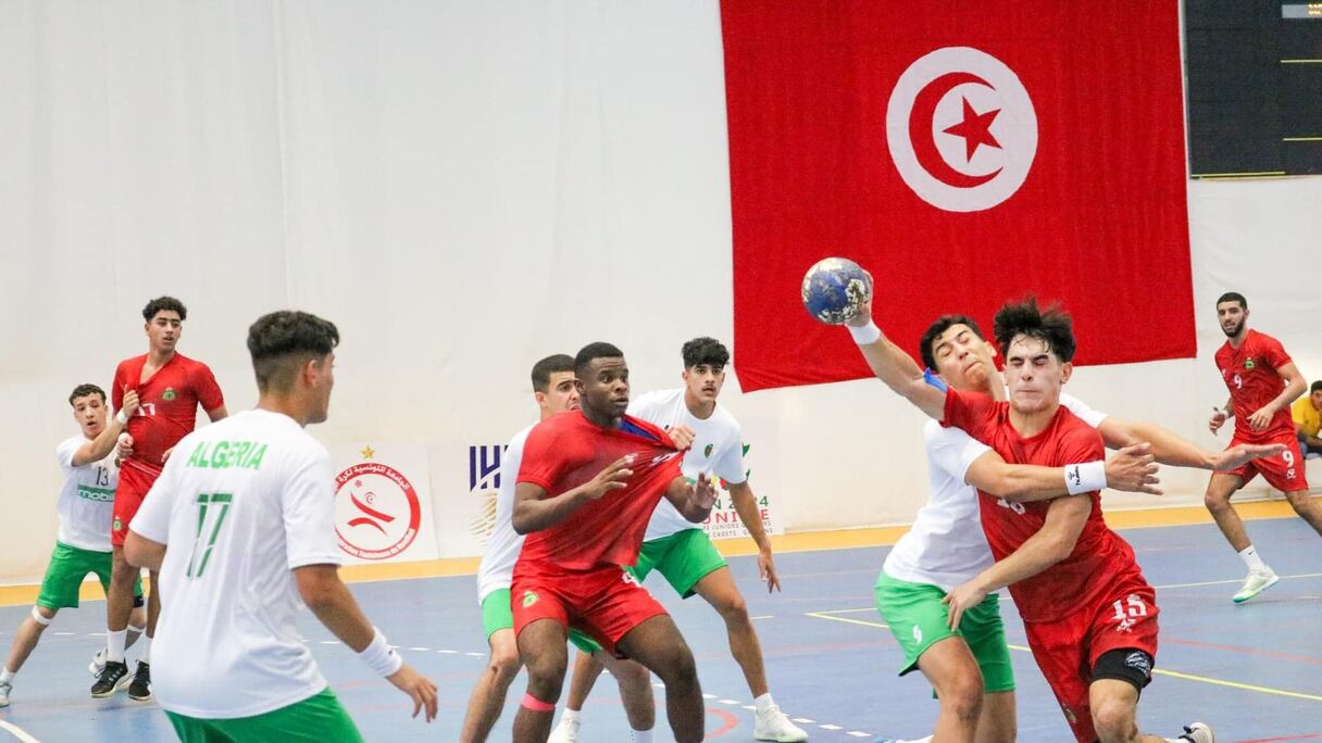 المنتخب المغربي لكرة اليد -فتيان أمام الجزائر
