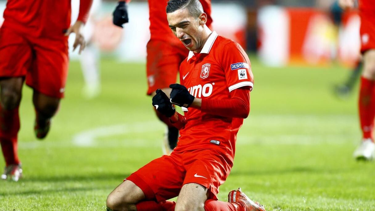 Hakim Ziyech, international marocain du FC Twente.