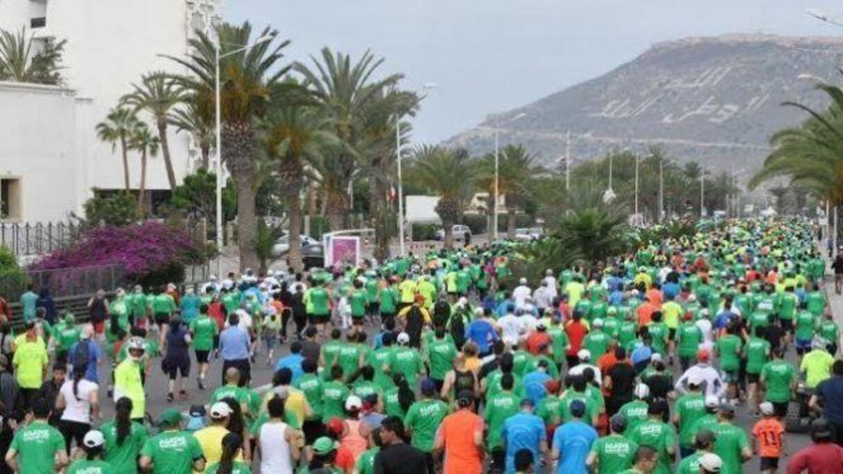 دورة سابقة من الماراطون الدولي الأخضر بأكادير