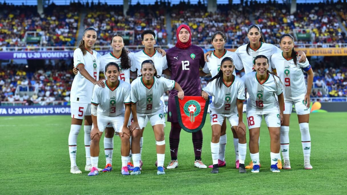 Le onze de départ des Lioncelles de l'Atlas U20 face au Paraguay.