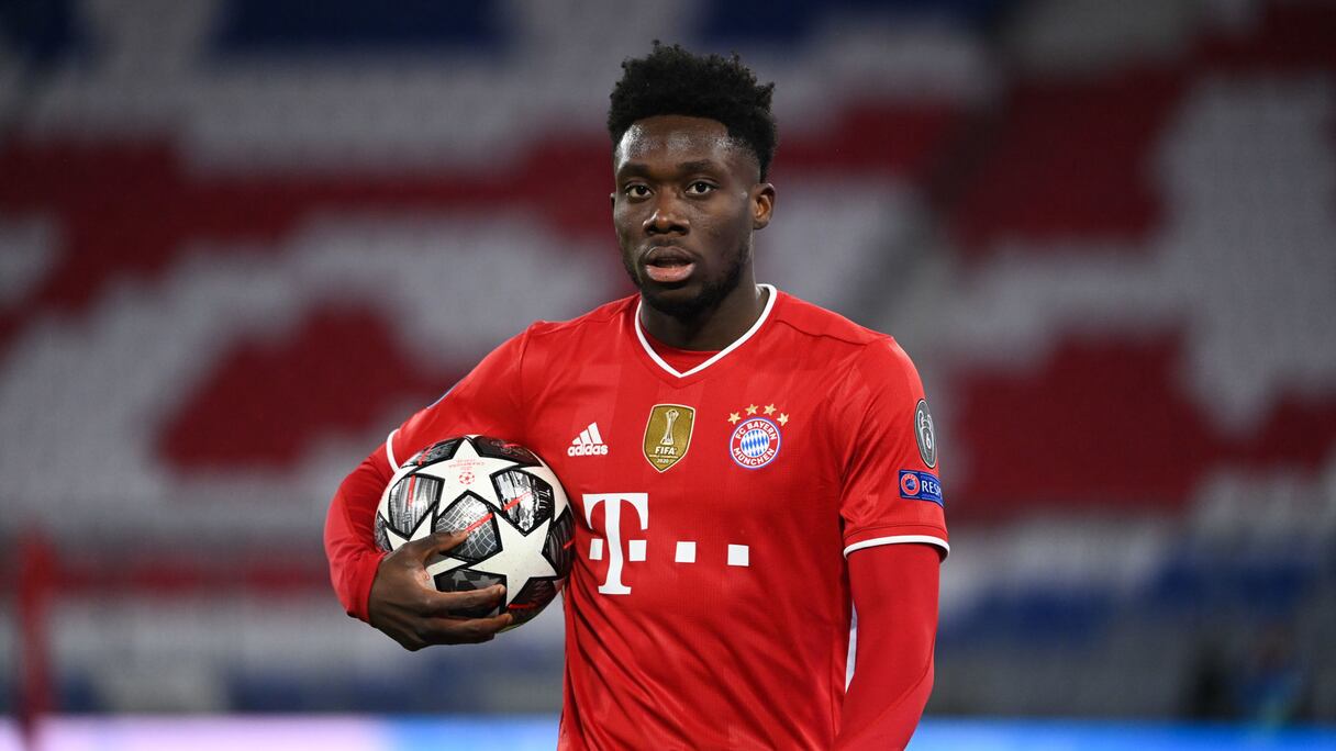Alphonso Davies, défenseur du Bayern Munich.
