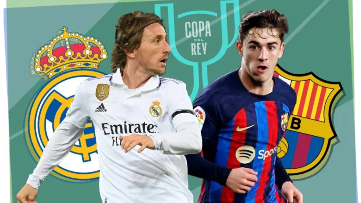 صورة مركبة-ريال مدريد يواجه برشلونة في نصف نهائي كأس ملك إسبانيا