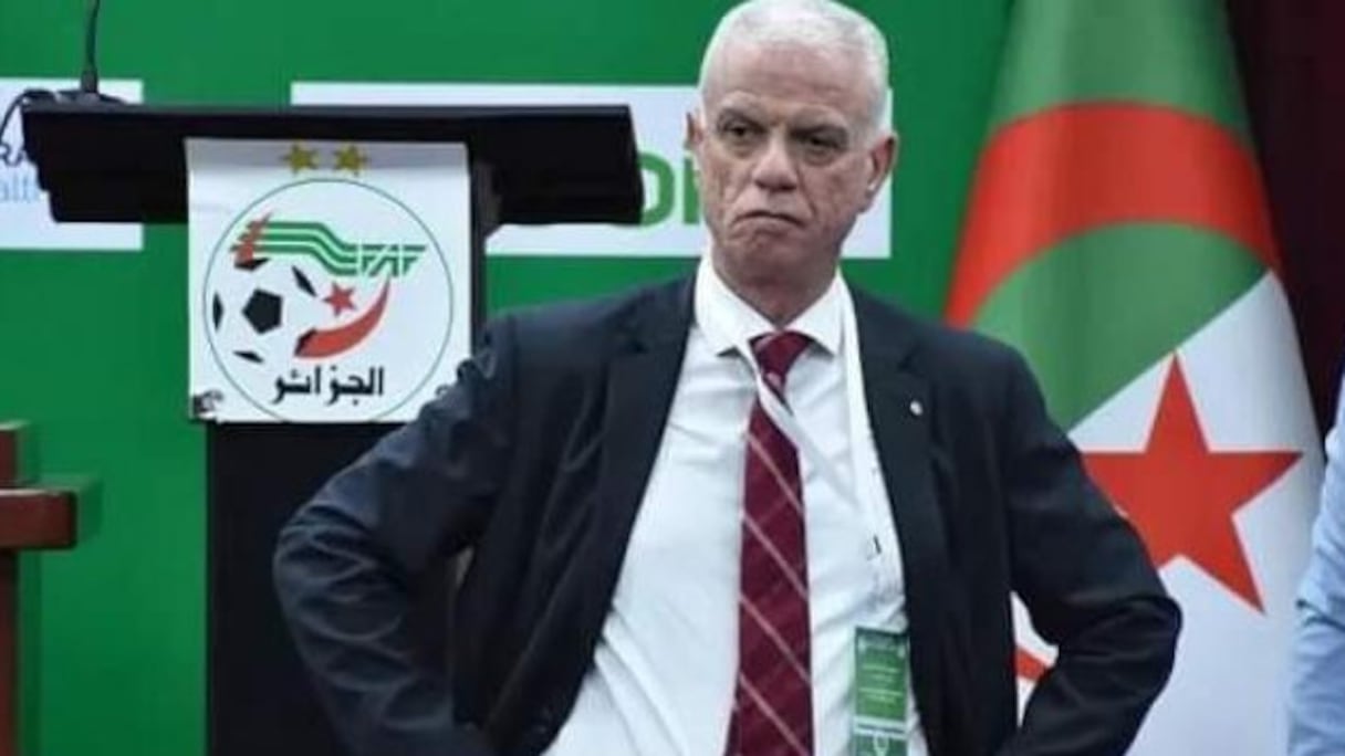 Djahid Zefizef, désormais ancien président de la Fédération algérienne de football (FAF).