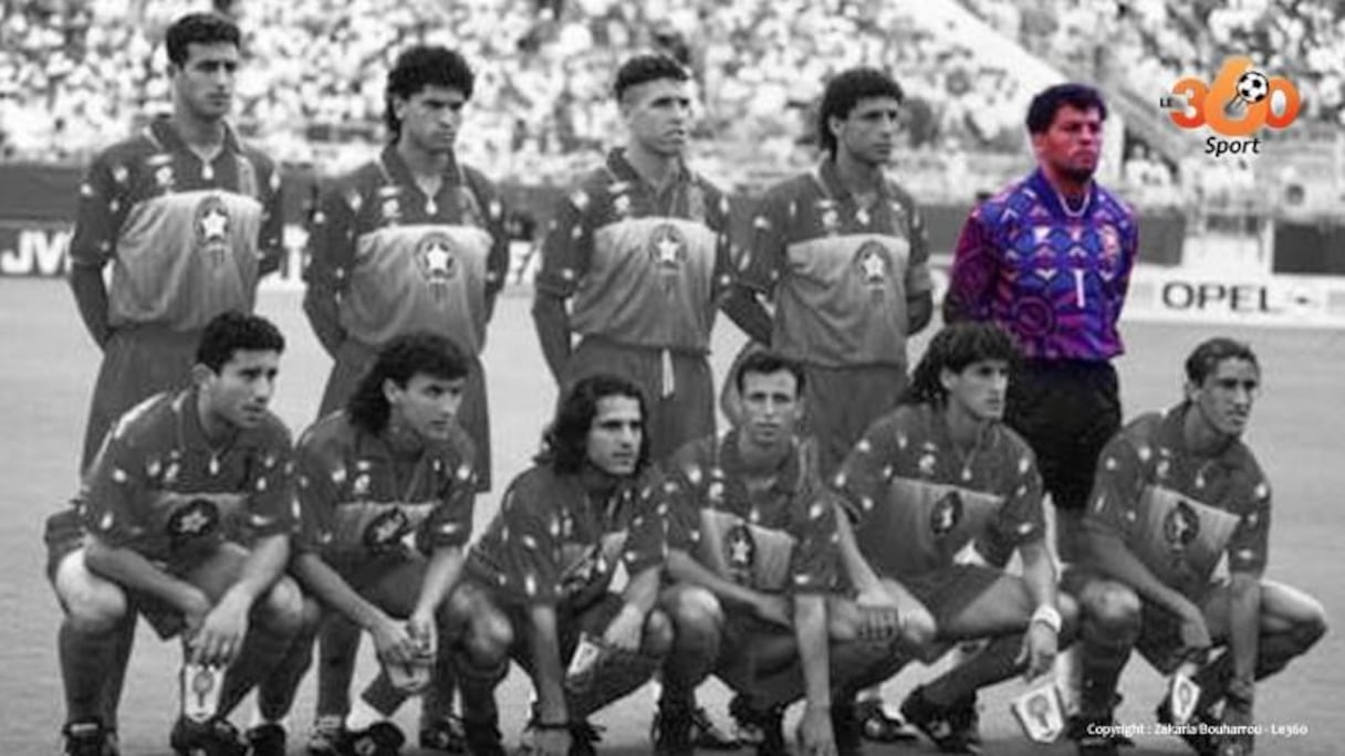 Khalil Azmi, transféré du Wydad au Raja en 1992.