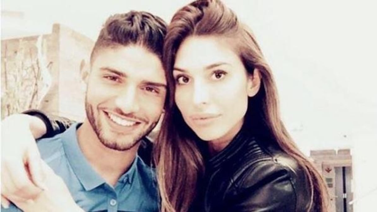 أشرف لزعر وصديقته الإسبانية