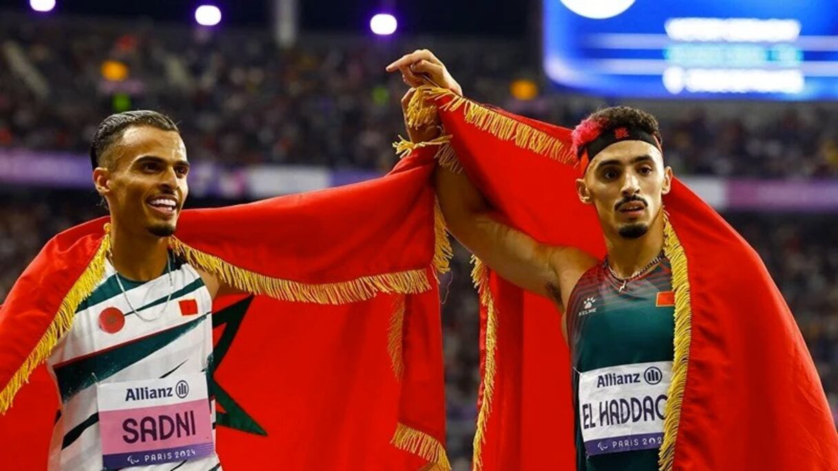 Les athlètes marocains Sadni et El Haddaoui sacrés aux JO paralympiques de Paris 2024