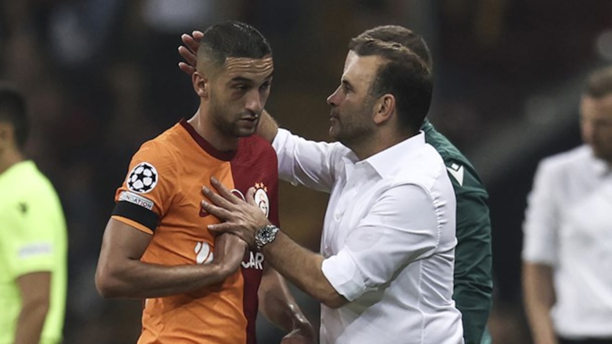 حكيم زياش، لاعب فريق غلطة سراي التركي