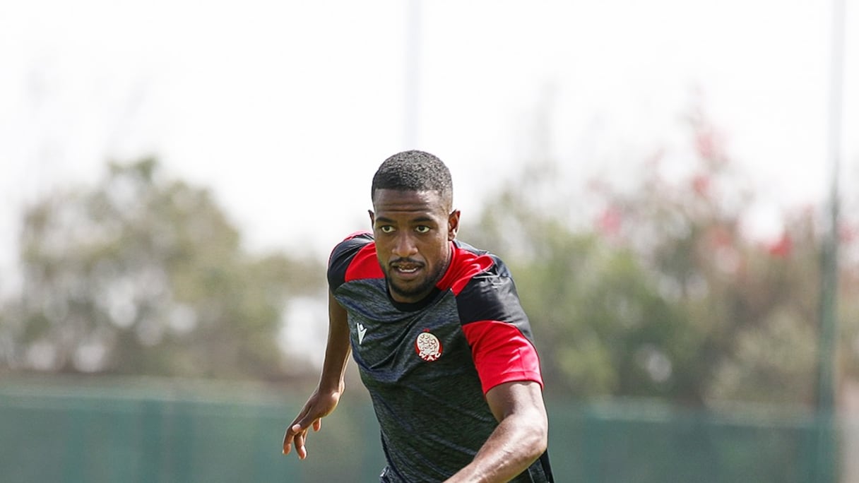 محمد مفيد في تداريب الوداد الرياضي