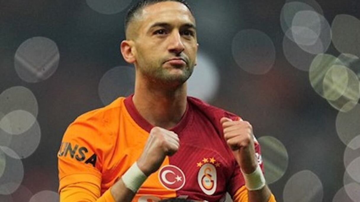Hakim Ziyech avec Galatasaray.