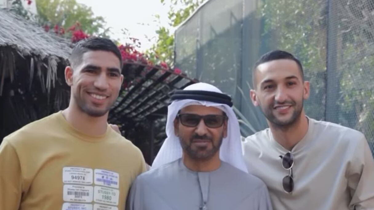 Hakim Ziyech et Achraf Hakimi
