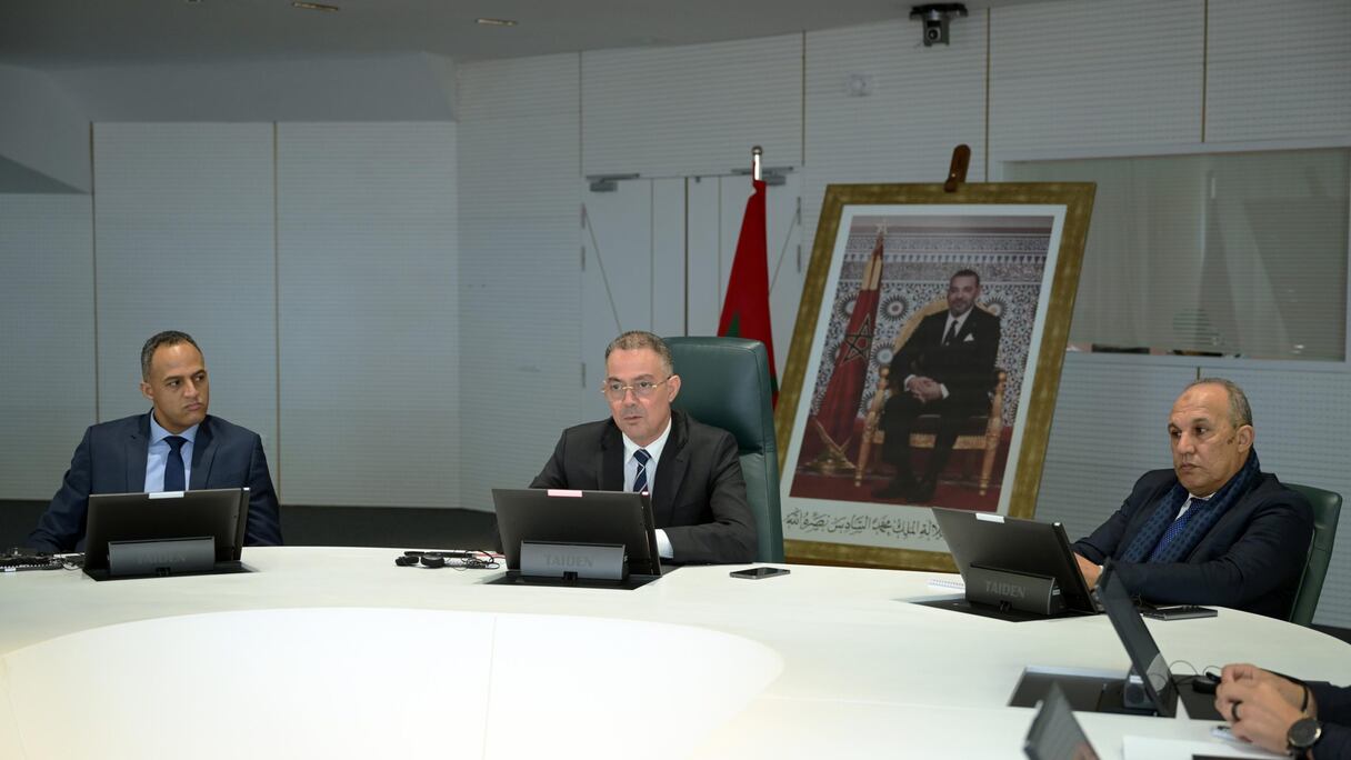 فوزي لقجع وعبد السلام بلقشور واسماعيل الفتح