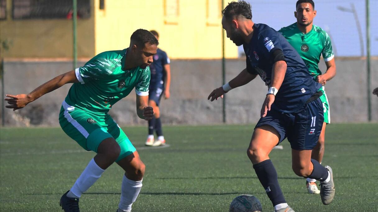 مباراة القمة بيم اتحاد أبي الجعد ووداد تمارة لحساب الجولة الـ18 من البطولة الوطنية للهواة