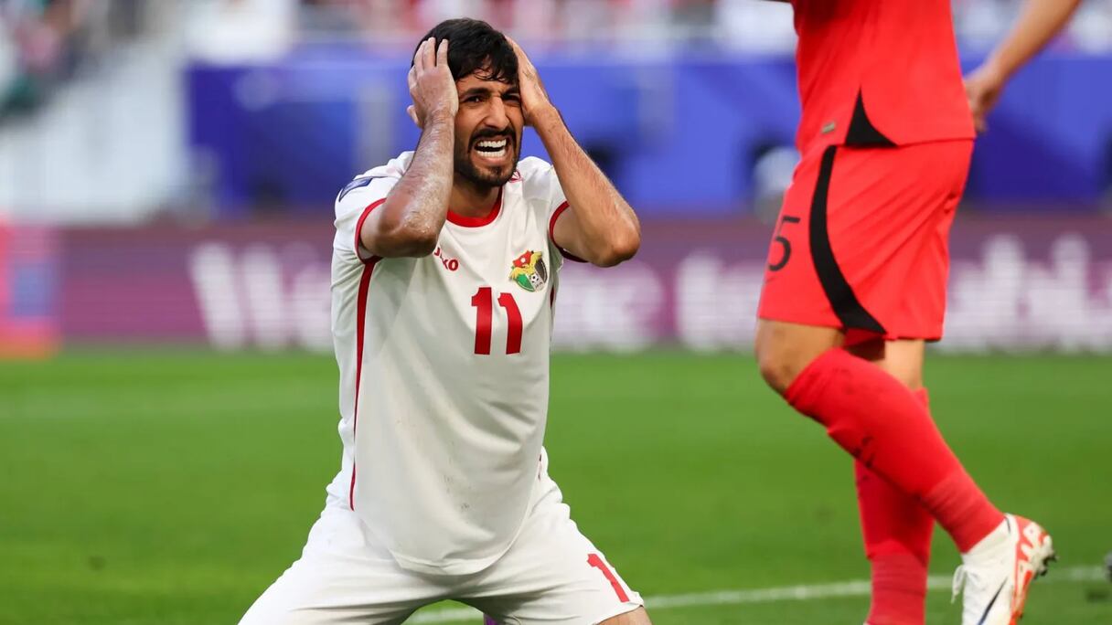 يزن النعيمات لاعب منتخب الأردن (غيتي)