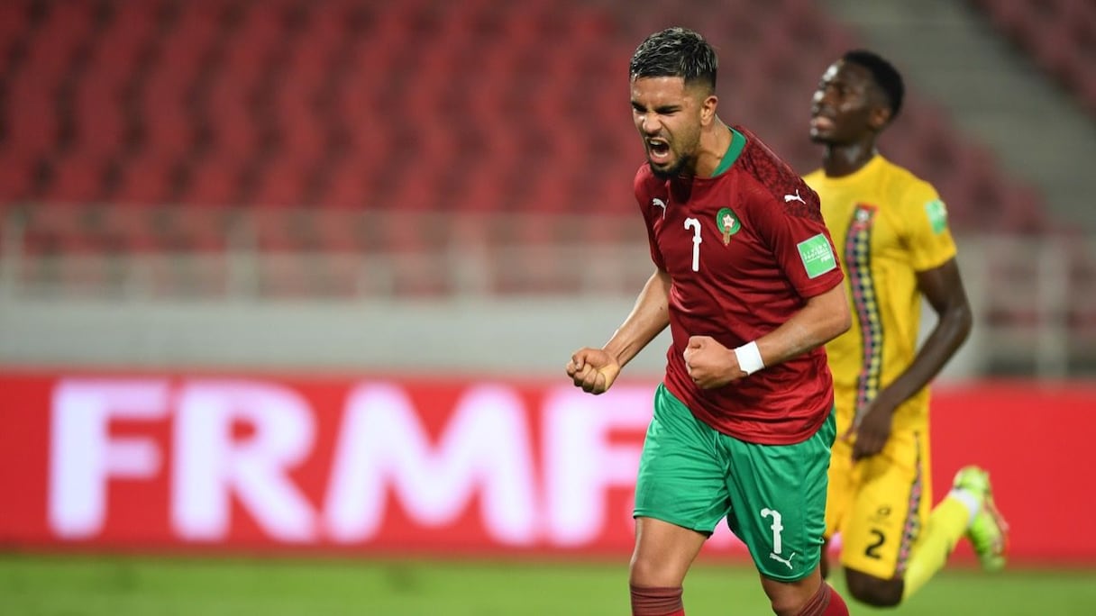 Imran Louza face à la Guinée-Bissau.