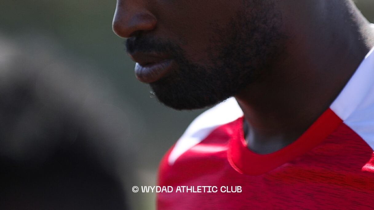 أول حصة تدريبية لمباي نيانغ مع الوداد الرياضي