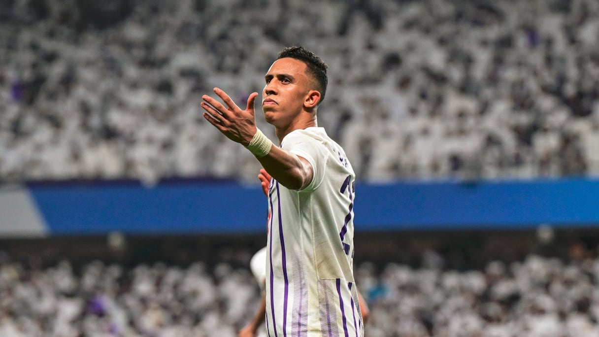 Soufiane Rahimi, lors de la finale retour de la Ligue des champions asiatique contre Yokohama FC (5-1).