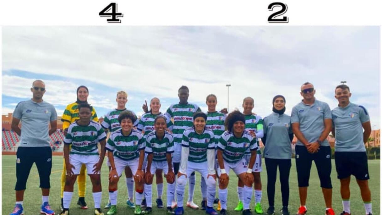 فريق الرجاء الرياضي النسوي أمام الدفاع المراكشي