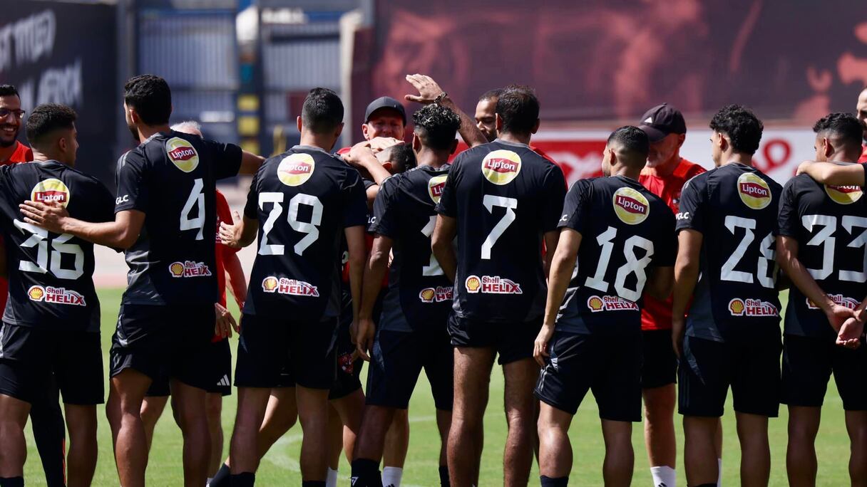 حصة تدريبية للأهلي المصري