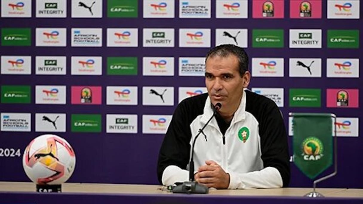 Hicham Dguig, sélectionneur de l'équipe nationale de futsal.