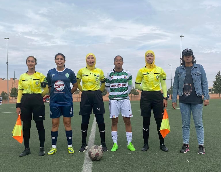 فريق الرجاء الرياضي النسوي أمام الدفاع المراكشي