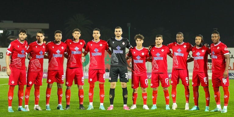 بقميص فريق الوداد الرياضي