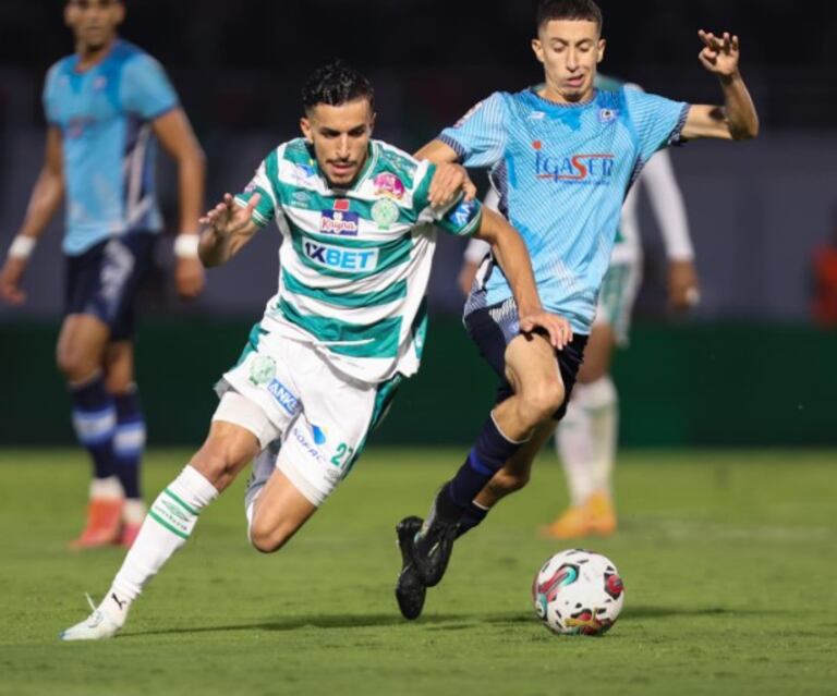 مباراة الرجاء الرياضي أمام نهضة الزمامرة