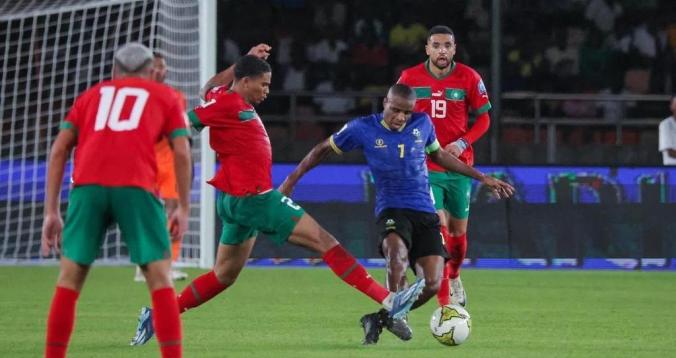 المنتخب المغربي تنزانيا
