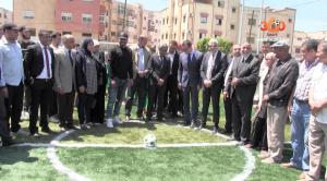 غلاف فيديو... Inauguration de dix terrains de football de proximité à Témara 